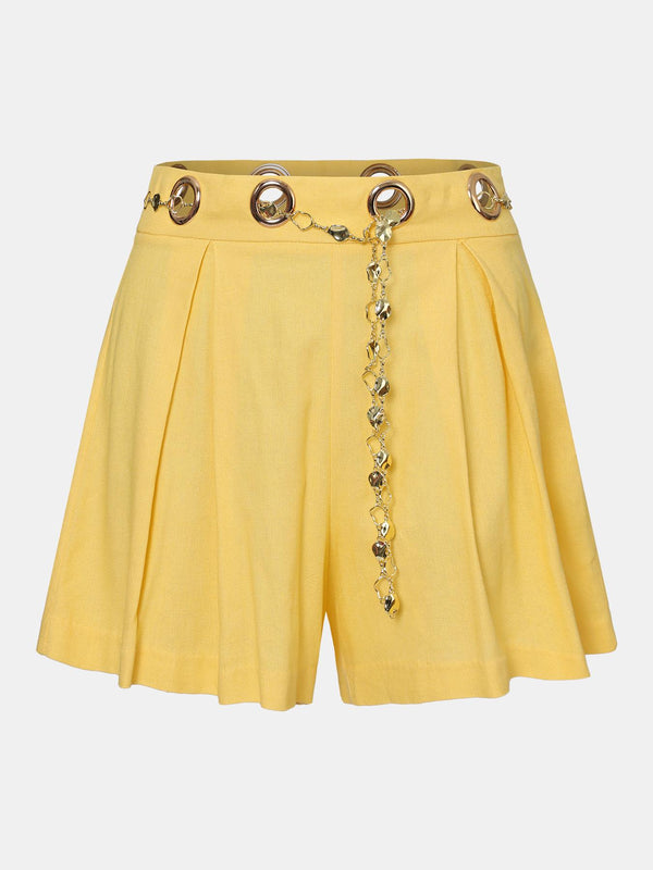 Chain Linked High Waist Shorts