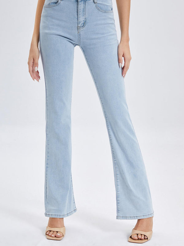 OL High Waist Flare Leg Jeans