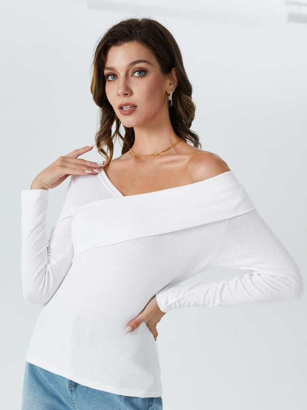 OL Asymmetrical One Shoulder Top