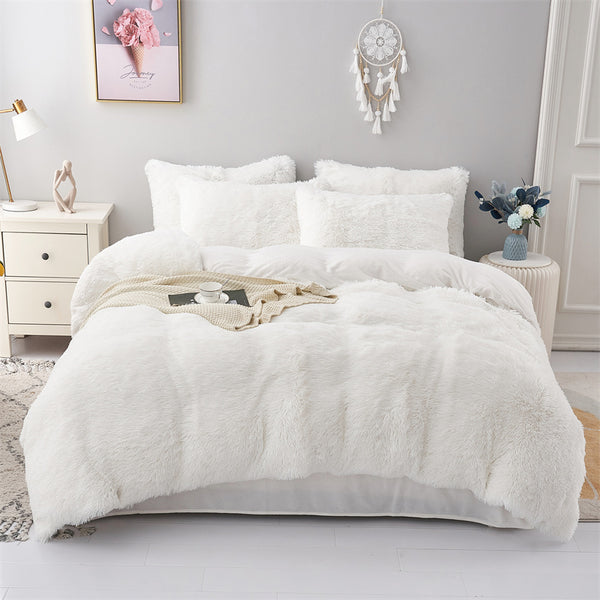 Fluffy Mink Pure Color Bedding