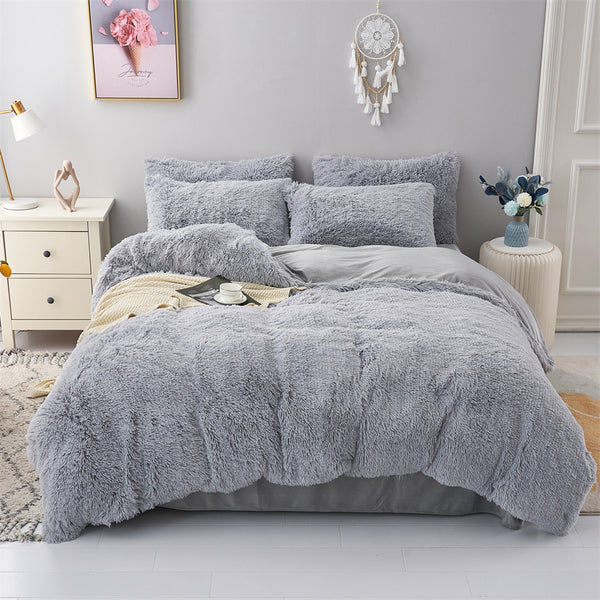 Fluffy Mink Pure Color Bedding