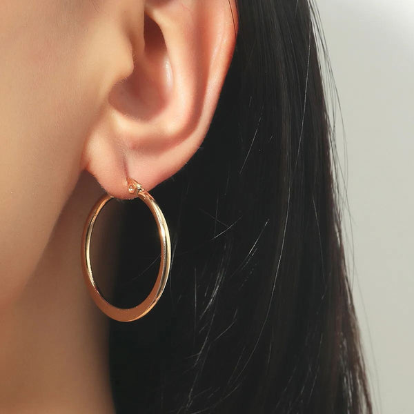 Circle earrings vintage temperament geometry Earrings