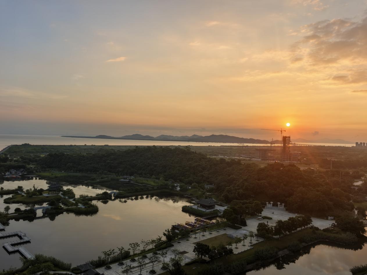 山海日落景觀